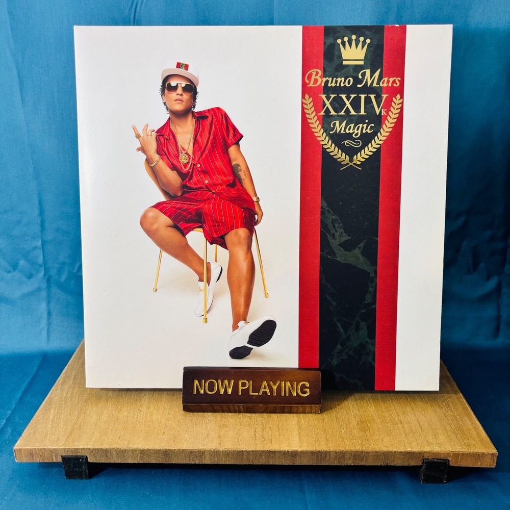 Bruno Mars 24K Magic Vinyl LP Limited Translucent Yellow Record Gatefold